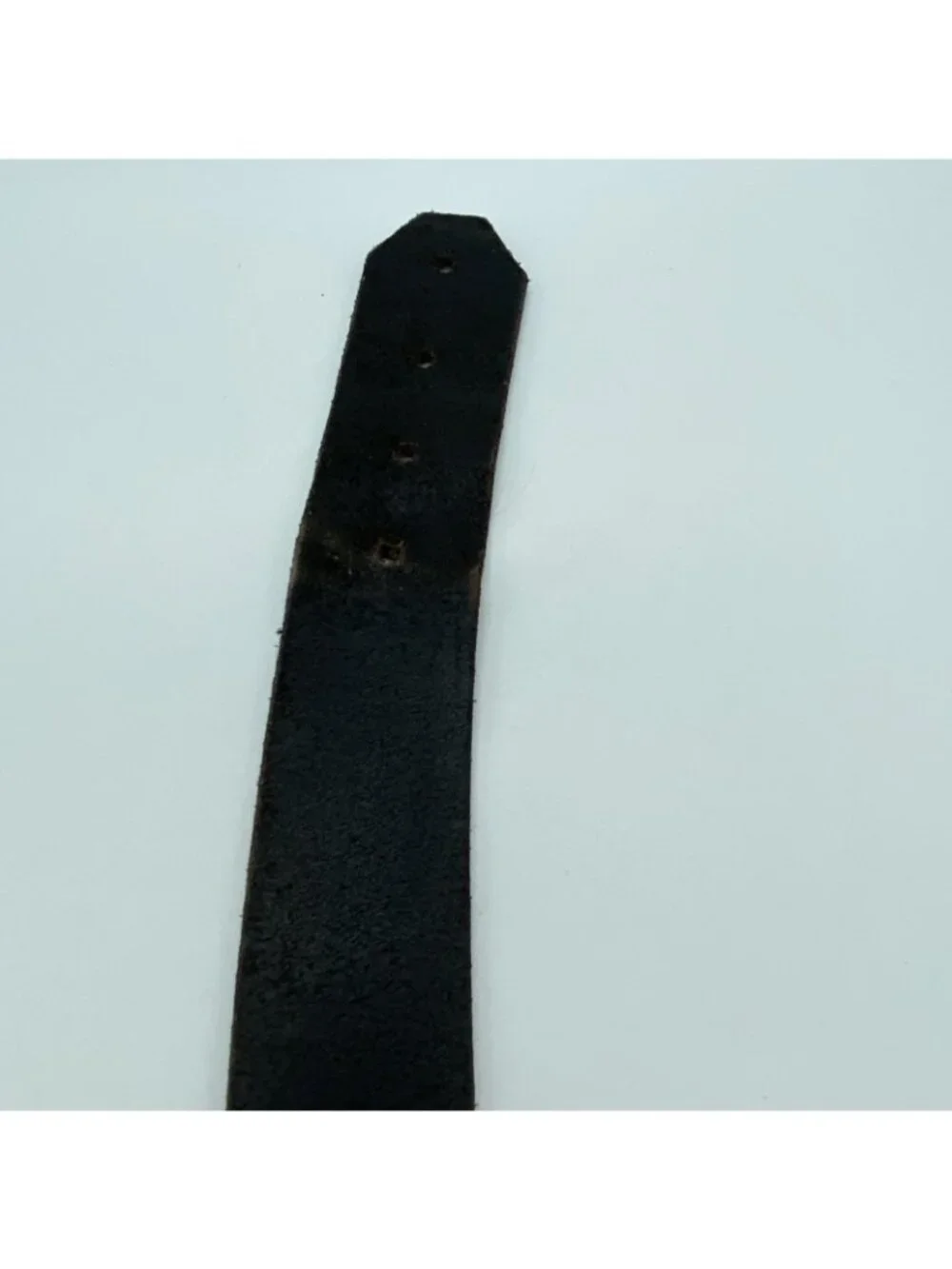 Levi's Black Bovine Leather Belt Size 32-34 Casual Jeans 1.5